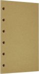 1 pack of A7 45 sheets/90 pages kraft paper binder paper, suitable for 6-hole binders, personal notebooks, replaceable inserts.