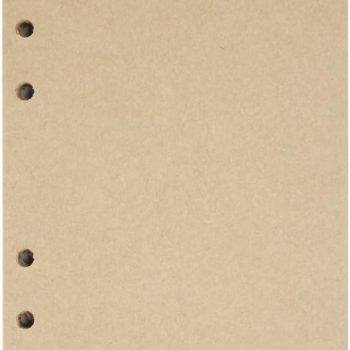 Replaceable kraft paper inserts, perfect fit. Premium PU Leather Classic Embossed Travel Diary