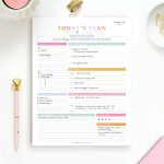 To-Do List Planner – Daily Tear-Off Notepad (50 Sheets, 8.5” x 11”) for Maximum Productivity – Colorful Layout for Work, School & Home – USA Women-Owned Brand