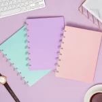 wholesale Notepads A4 A5 Removable Loose-leaf Notebooks Student Colorful Mushroom Hole Paper Binding Notepad With Ring Disc Diary Business Notebook