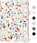 Unisex lined diary, hard cover, A5 size, college standard lined, suitable for work and notes, 160 pages, garden pattern
